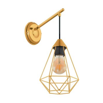 Eglo-Leuchten TARBES Muurlamp Messing, 1-licht