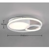 Reality Vuelta Plafondlamp LED Wit, 1-licht