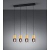 Trio-Leuchten Robin Hanglamp Messing, 4-lichts