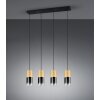 Trio-Leuchten Robin Hanglamp Messing, 4-lichts