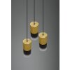 Trio-Leuchten Robin Hanglamp Messing, 1-licht