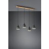 Trio-Leuchten Henley Hanglamp Zwart, 4-lichts