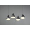 Trio-Leuchten Henley Hanglamp Zwart, 4-lichts