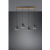 Trio-Leuchten Henley Hanglamp Zwart, 4-lichts