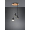 Trio-Leuchten Henley Hanglamp Zwart, 3-lichts