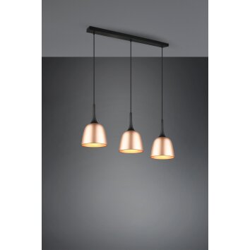 Trio-Leuchten Chiron Hanglamp Messing, 3-lichts