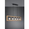 Trio-Leuchten Agra Hanglamp Zwart, 5-lichts