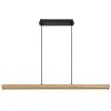 Globo DORO Hanger LED houtlook, Zwart, 1-licht