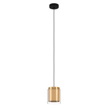 Eglo-Leuchten LAGUNITAS Hanglamp Goud, Messing, Zwart, 1-licht