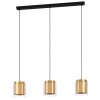 Eglo-Leuchten LAGUNITAS Hanglamp Goud, Messing, Zwart, 3-lichts