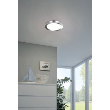 Eglo-Leuchten FUEVA Plafond opbouw verlichting LED Chroom, 1-licht