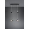 Trio-Leuchten Franklin Hanglamp LED Antraciet, 2-lichts