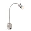 Globo MILLY Muurlamp Nikkel mat, 1-licht