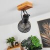 Racolo Plafondlamp Hout donker, 1-licht