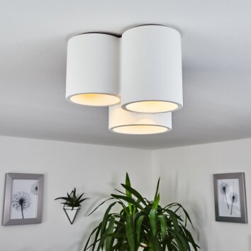 Ililai Plafondlamp Wit, 3-lichts