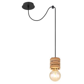 Globo ANGELINE Hanger Zwart, 1-licht