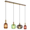 Globo NORMY Hanglamp Messing, 4-lichts