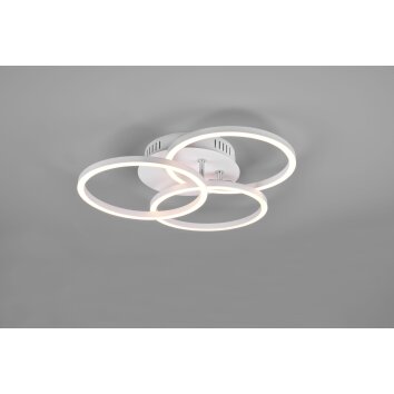 Reality Circle Plafondlamp LED Wit, 1-licht, Afstandsbediening