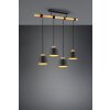 Trio-Leuchten Harris Hanglamp Zwart, 4-lichts