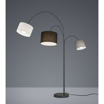 Trio-Leuchten Clark Staande lamp Zwart, 3-lichts