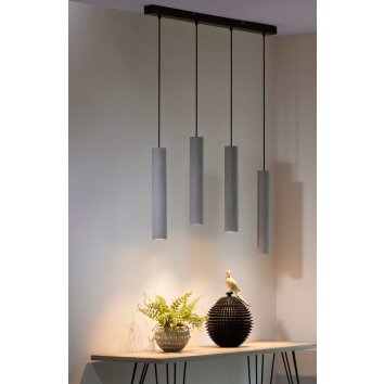 Paul-Neuhaus ETON Hanglamp Zwart, 4-lichts