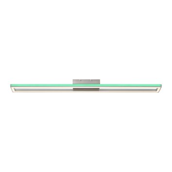 Paul-Neuhaus HELIX Plafondlamp LED Aluminium, 2-lichts, Afstandsbediening