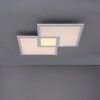 Leuchten-Direkt EDGING Plafondlamp LED Wit, 1-licht, Afstandsbediening