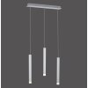 Leuchten-Direkt BRUNO Hanglamp LED Aluminium, 3-lichts