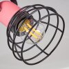 Builako Plafondlamp Roze, Zwart, 1-licht