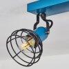 Builako Plafondlamp Blauw, Zwart, 2-lichts