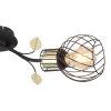 Globo LALLY Muurlamp Messing, Zwart, 2-lichts