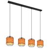 Globo ELMAR Hanger Zwart, 4-lichts