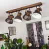 Orny Plafondlamp Hout donker, 4-lichts