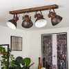 Orny Plafondlamp Hout donker, 4-lichts