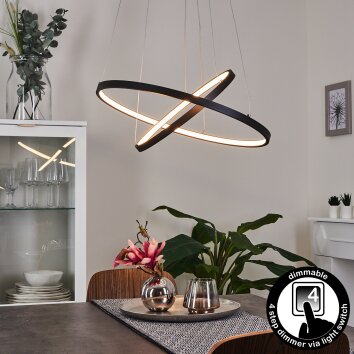 Preci Hanger LED Zwart, 1-licht