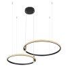 Globo COCO Hanger LED Zwart, 1-licht, Afstandsbediening