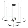 Globo COCO Hanger LED Zwart, 1-licht, Afstandsbediening