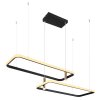 Globo COCO Hanger LED Zwart, 1-licht, Afstandsbediening