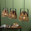 Brilliant-Leuchten Calley Hanglamp Zwart, 3-lichts