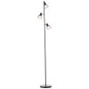 Brilliant-Leuchten Blacky Staande lamp Zwart, 3-lichts