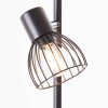 Brilliant-Leuchten Blacky Staande lamp Zwart, 3-lichts