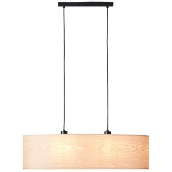 Brilliant-Leuchten Romm Hanglamp Zwart, 2-lichts