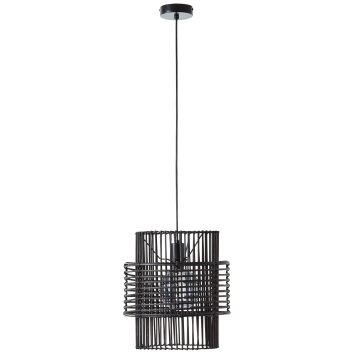 Brilliant-Leuchten Chatham Hanglamp Zwart, 1-licht