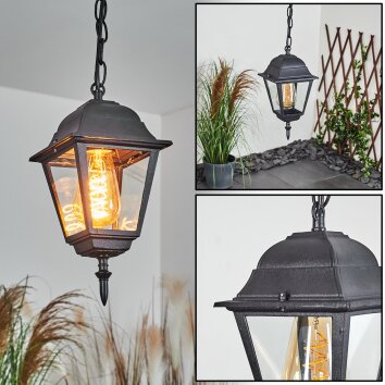 Naofe Buitenhanglamp Zwart, 1-licht