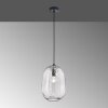 Fischer-Honsel Bretagne Hanglamp Zwart, 1-licht