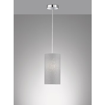 Fischer-Honsel Thor Hanglamp Chroom, 1-licht