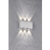 Fischer-Honsel Nairobi Buiten muurverlichting LED Zilver, 2-lichts