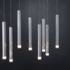 Leuchten-Direkt BRUNO Hanglamp LED Aluminium, 10-lichts