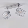 Desrue Plafondlamp Chroom, Zilver, 2-lichts