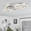 Sorte Plafondlamp LED Nikkel mat, 1-licht